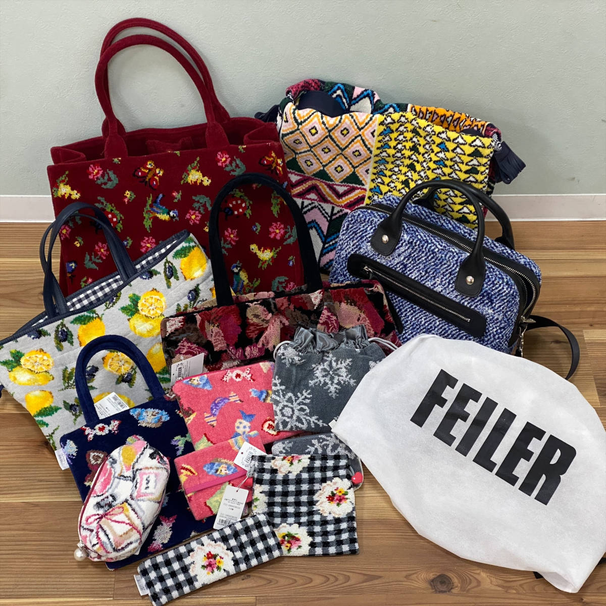 21097 品あり FEILER フェイラー おまとめ トートバッグ ハンドバッグ