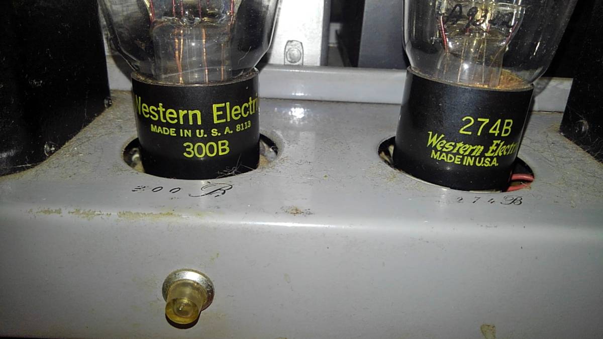 Western Electric 300B 真空管 シングルアンプ 2台 中古 Western Electric 300B 真空管 シングルアンプ 2台 中古