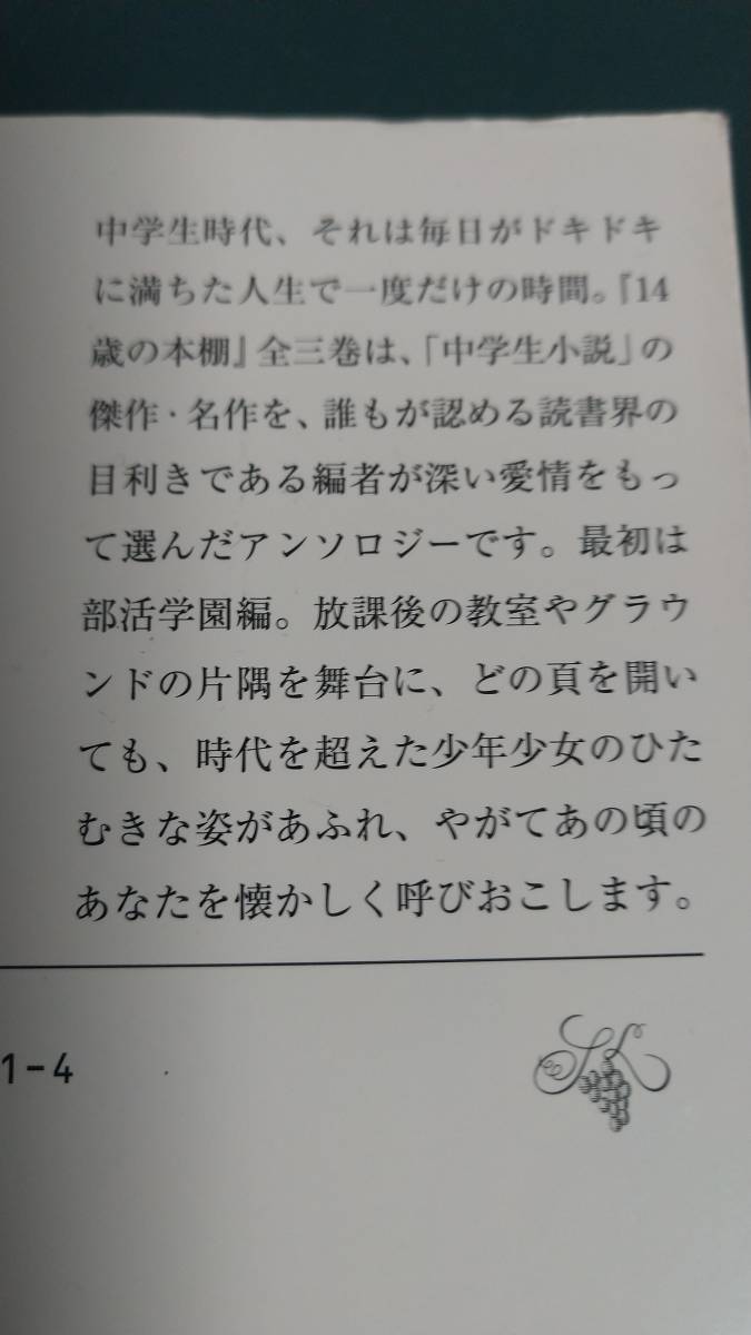 ”14歳の本棚　-部活学園編-　北川次郎　編”　新潮文庫_画像7