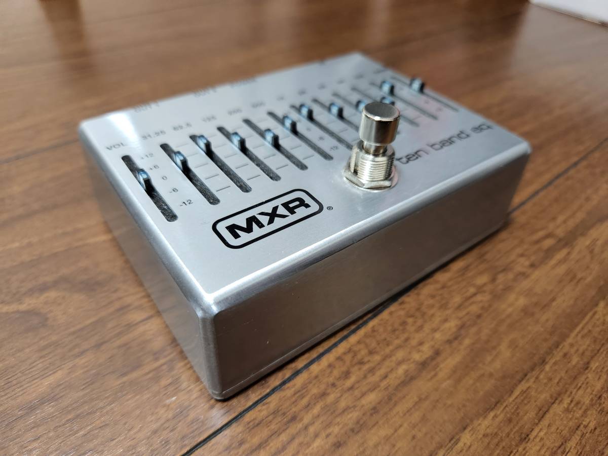 MXR ギター　エフェクター　イコライザー　ジムダンロップ　jimdunlop ten band eq M108S ヘビメタ　mxr シルバー　美品　10バンド　_画像5