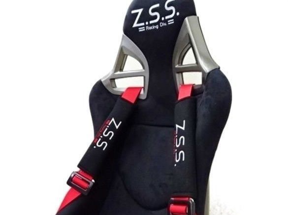 Z.S.S. Racing Div. シートベルトパッド ショルダーパッド レッド 赤_画像6