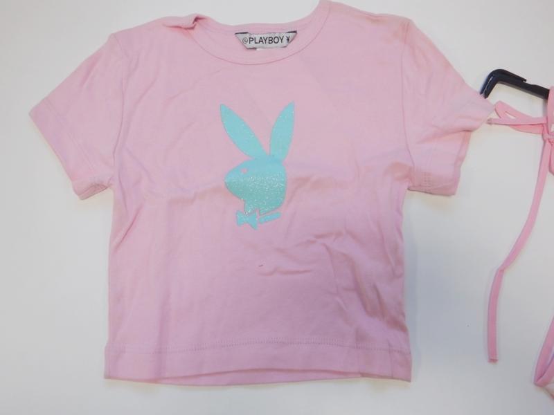 福袋 PLAY BOY プレイボーイ ピンク PINK 下着 Tシャツ シャツ Tバック パンツ 紐 ワンサイズ フリーサイズ_画像2