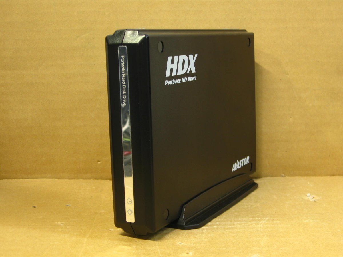 vAVASTOR HDX-1500 1TB Firewire800(IEEE1394b)/USB2.0/eSATA out attaching HDD used attached outside 