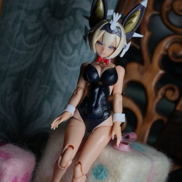  mega mi device bunny girl ( black ) body parts * modified parts only * color resin modified parts custom parts kit resin 