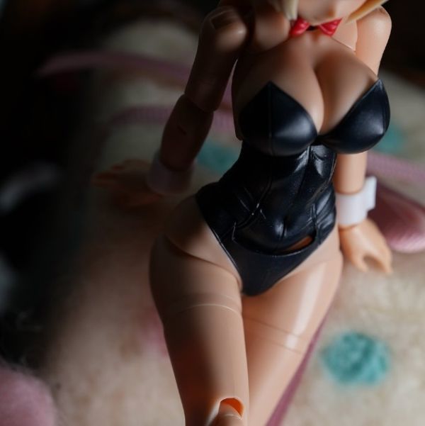  mega mi device bunny girl ( black ) body parts * modified parts only * color resin modified parts custom parts kit resin 