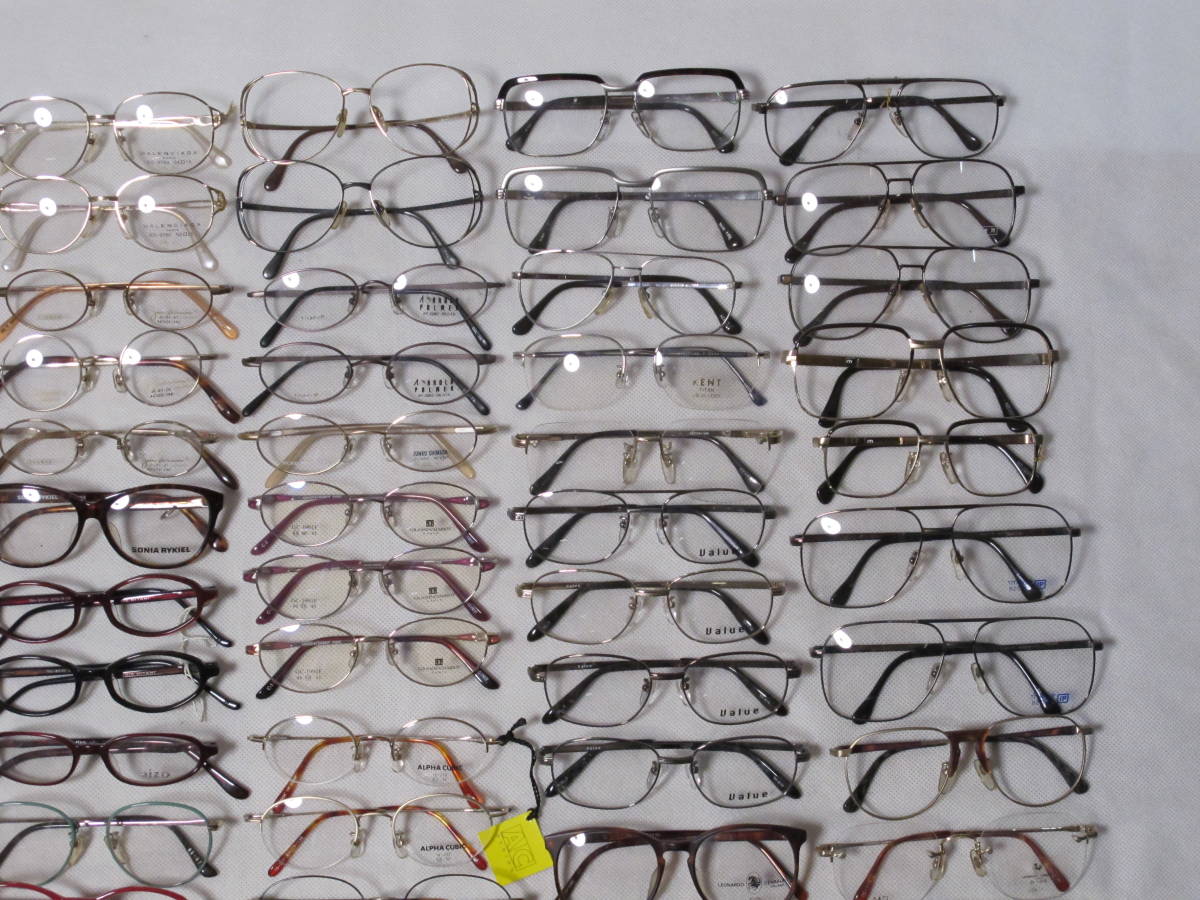 メガネ ジャンク まとめて 80本以上 眼鏡 めがね 老眼鏡 保管品 大量 セット メガネフレーム 昭和 レトロ ヴィンテージ SPM チタン メタル_画像3