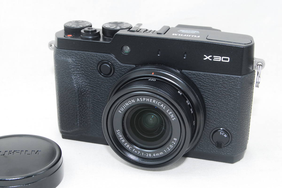 お買い物 富士フイルム・コンパクトデジカメ X30・ブラック 公式アプリ:19451円 デジタル写真