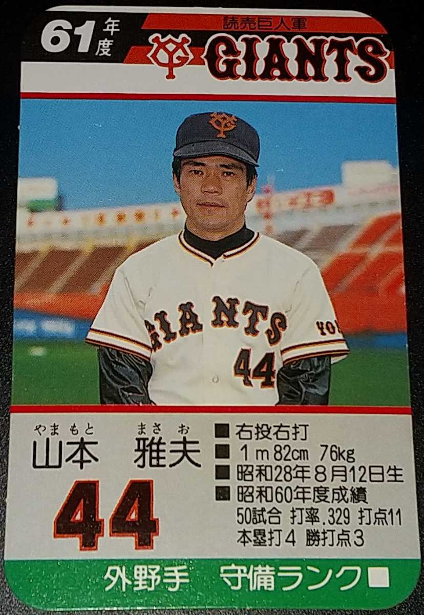 Yahoo!オークション - タカラプロ野球カードゲーム昭和61年度 Yahoo!オークション - タカラプロ野球カードゲーム昭和61年度
