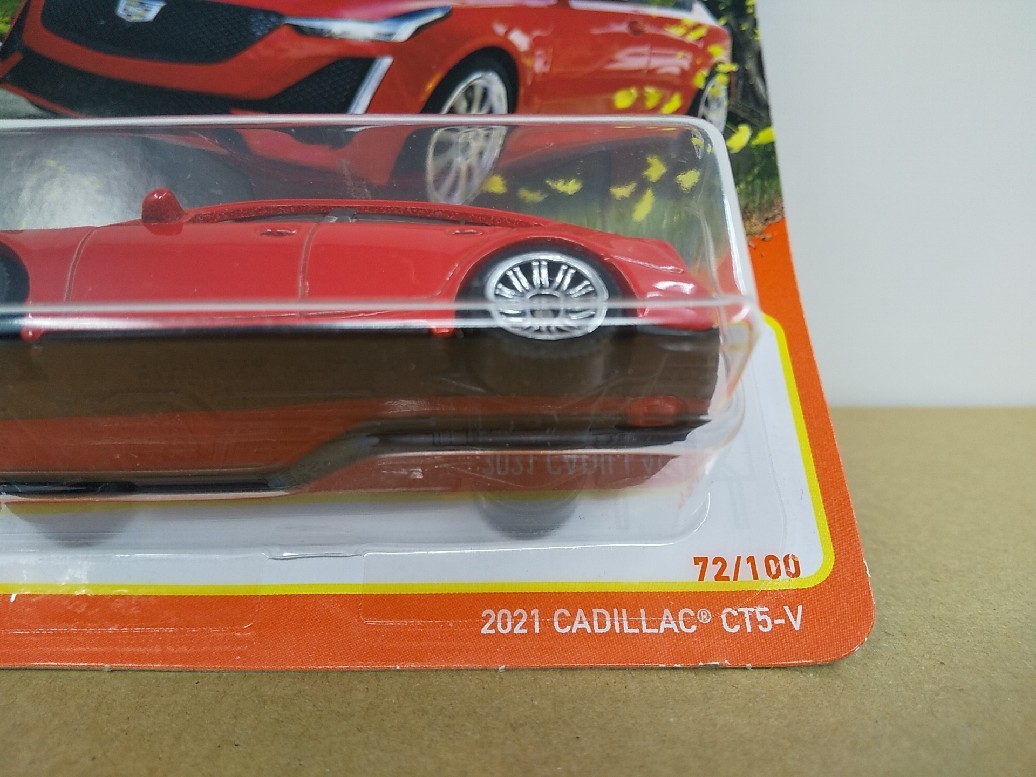 ■ MATCHBOXマッチボックス『2021 CADILLAC CT5-V 72/100 レッド キャデラック ミニカー』_画像4