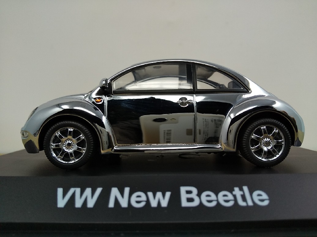 # Schuco Schuco made Limited Editon 1/43 VW New Beetle verchrimt( chrome ) Volkswagen New Beetle model minicar 