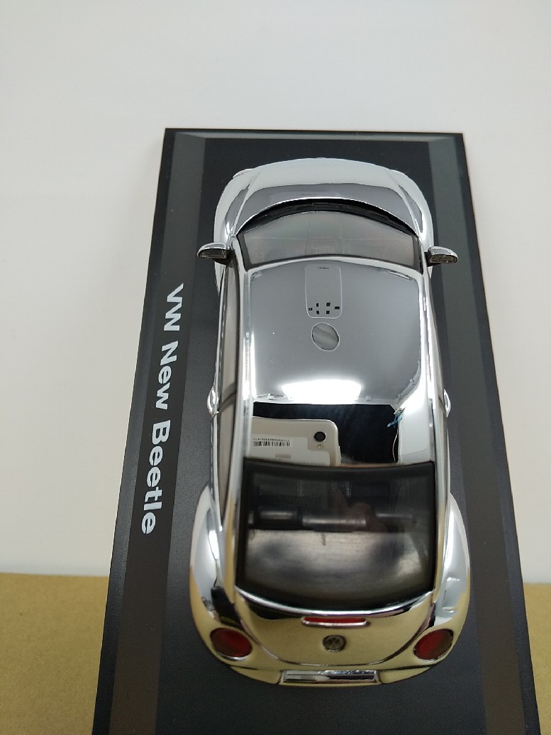 # Schuco Schuco made Limited Editon 1/43 VW New Beetle verchrimt( chrome ) Volkswagen New Beetle model minicar 