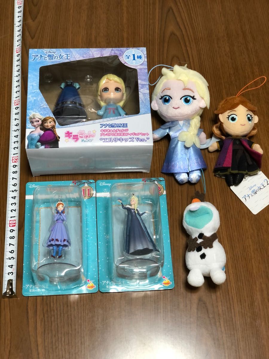 アナと雪の女王 フィギュアセット ディズニークリスマス オーナメント ぬいぐるみ