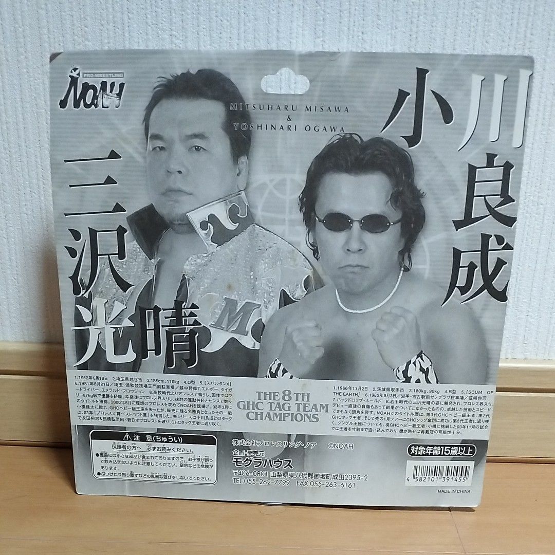 プロレスリングNOAH GHC 三沢光晴 小川良成 フィギュア