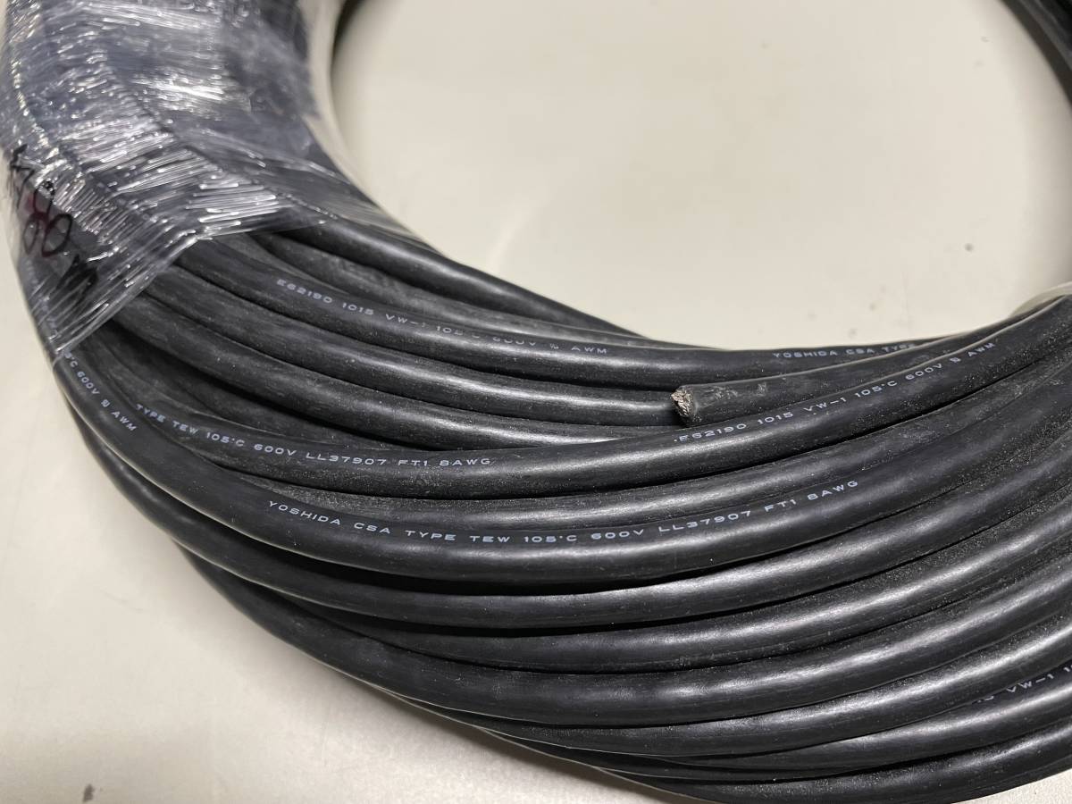 吉田電線株式会社 YOSHIDA CSA TYPE TEW LL37907 AWG8 約80m 吉田電線株式会社 YOSHIDA CSA TYPE TEW LL37907 AWG8 約80m