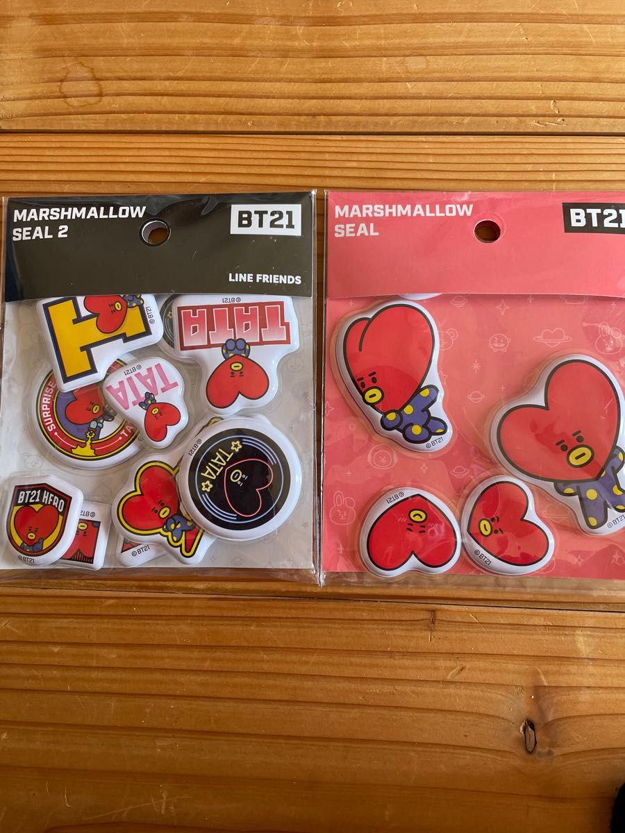 BTS BT21 TATA マシュマロシール