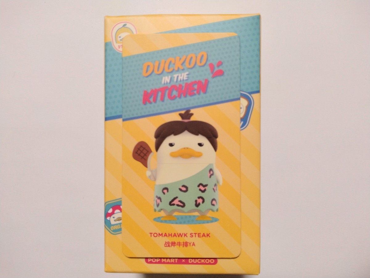 POP MART DUCKOO キッチン シリーズ TOMAHAWK STEAK ステーキ 原始人 POPMART ポップマート ダックー フィギュア 内袋未開封_画像2