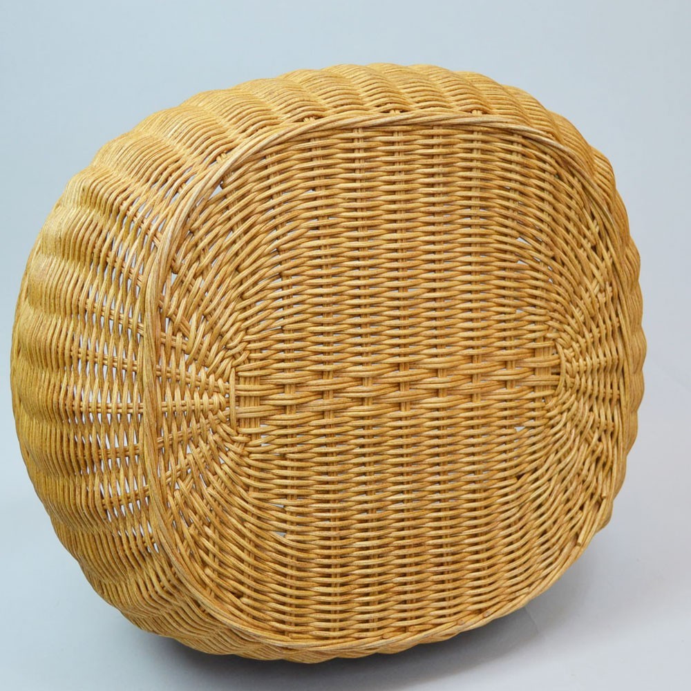  rattan basket oval 1 pcs hand display cane basket storage 