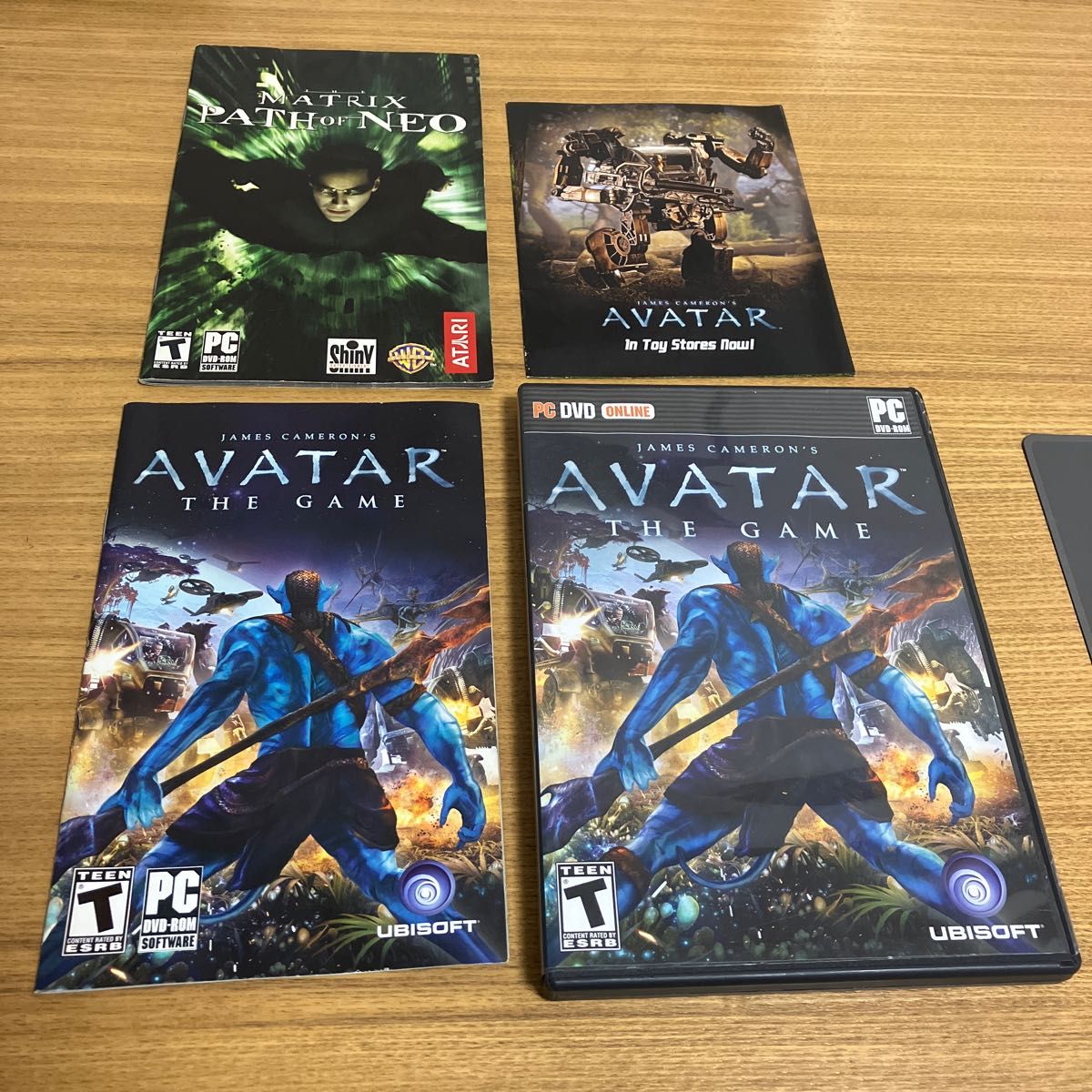 avatar the game PCゲーム 北米版 DVD ONLINE 当時物 English 英語 アバター Windows