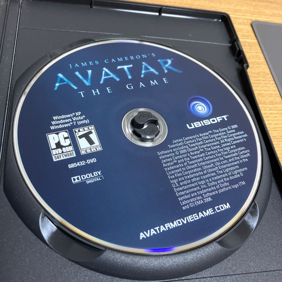 avatar the game PCゲーム 北米版 DVD ONLINE 当時物 English 英語 アバター Windows