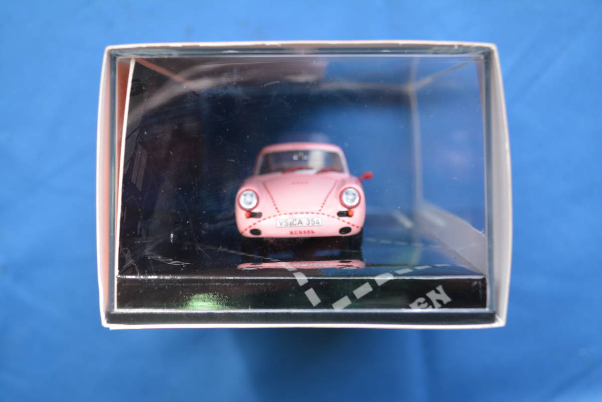 当時物　3,312個限定品　ミニチャンプス　1/43　Porsche 356C Coupe 'Pink Pig' / ポルシェ 356C　クーペ　ピンクピッグ　未使用品_画像2