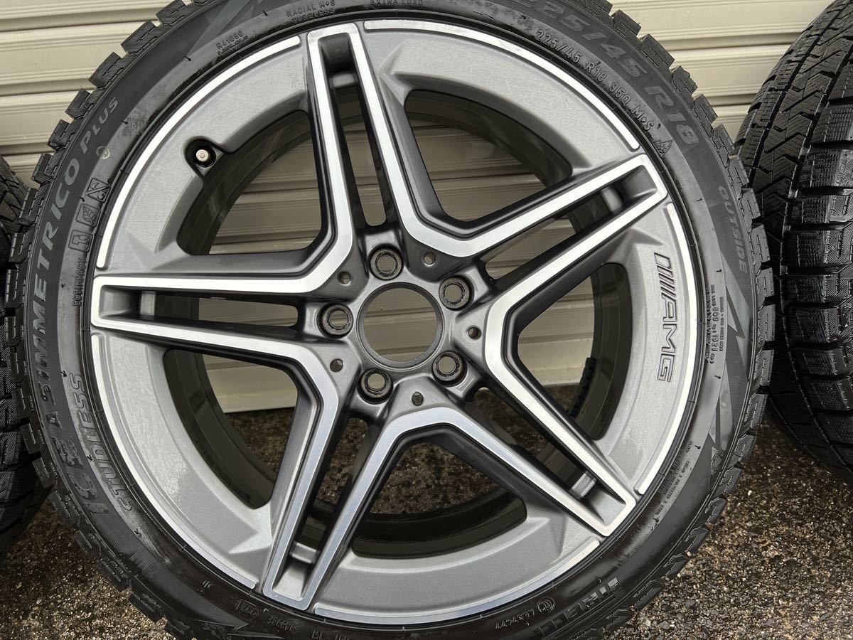 メルセデス W177 純正 AMG 225 スタッドレス ピレリ R18 45 Bクラス A