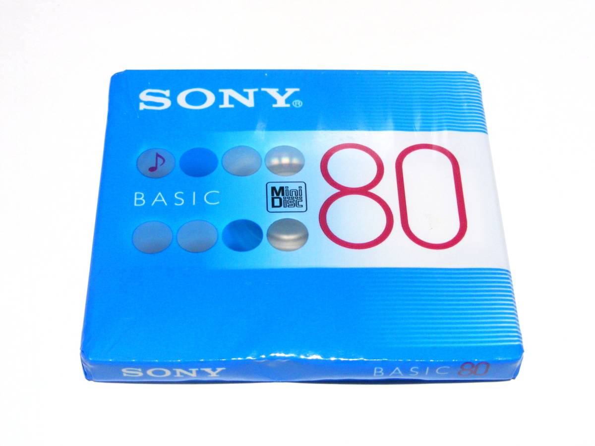 未開封　SONY ソニー MD録音用ミニディスク「BASIC」 80分 MDW80BC _画像1