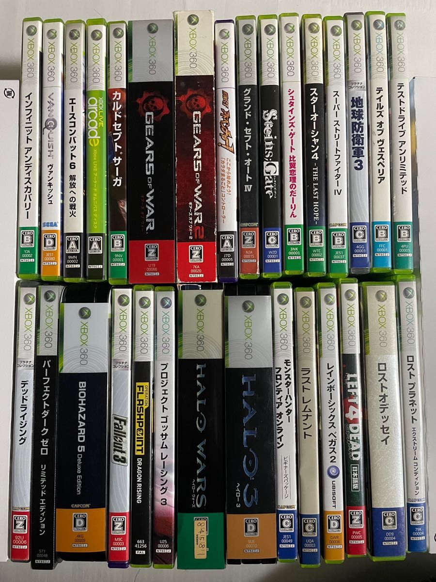 【バラ売り可】xbox360ソフト30タイトルまとめ売り