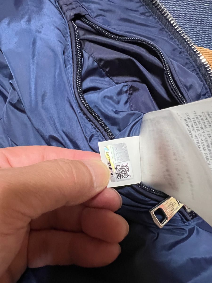 値下げ モンクレール MONCLER ダウン ROUVE 740ネイビー メンズ 2