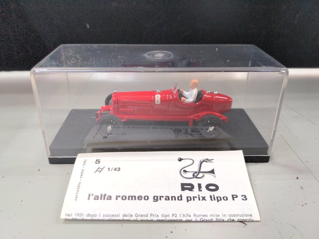 #MC050ミニカー【RIO アルファロメオ P3 1933 1/43 ダイキャスト】_画像4