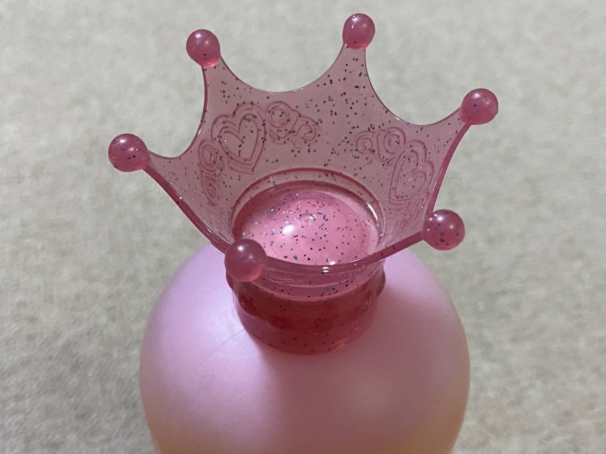 長期保管品 未開封 Disney Princess 3in1 Bubble Bath ディズニープリンセス オーロラ姫 チェリーバニラ 750ml ピンク 冠 ティアラ ボトル_画像3