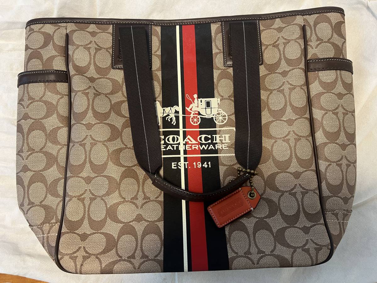 新品未使用※ COACH コーチ※ メンズ トートバッグ※ メトロポリタン