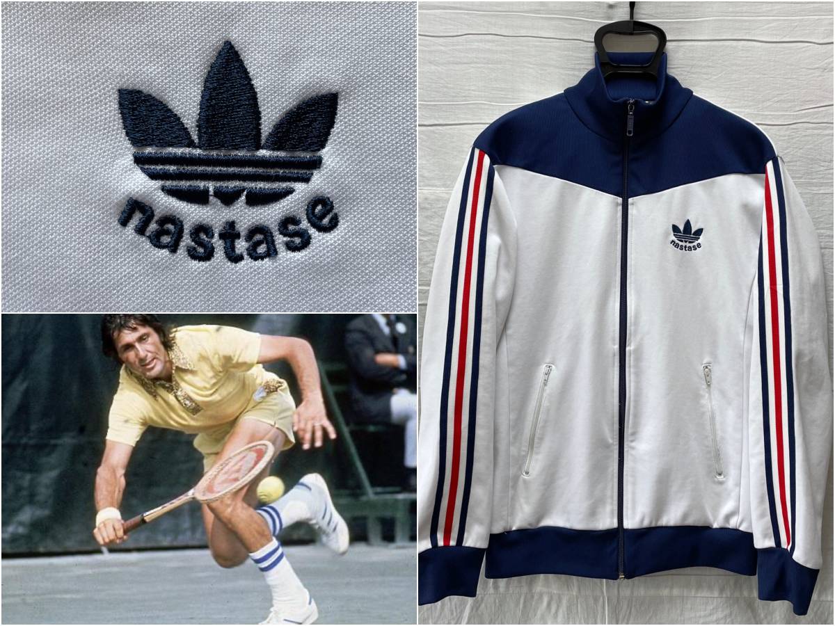 Ontoegankelijk olie Potentieel ヤフオク! - 90's adidas nastase Track Jac...