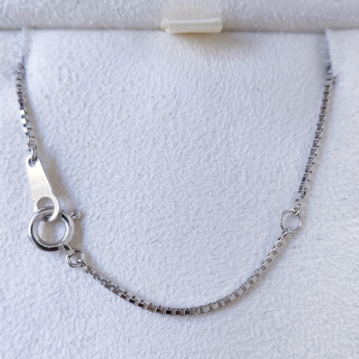 ダイヤモンド×サファイア ネックレス Pt900 0.30ct 0.20ct 6.2g