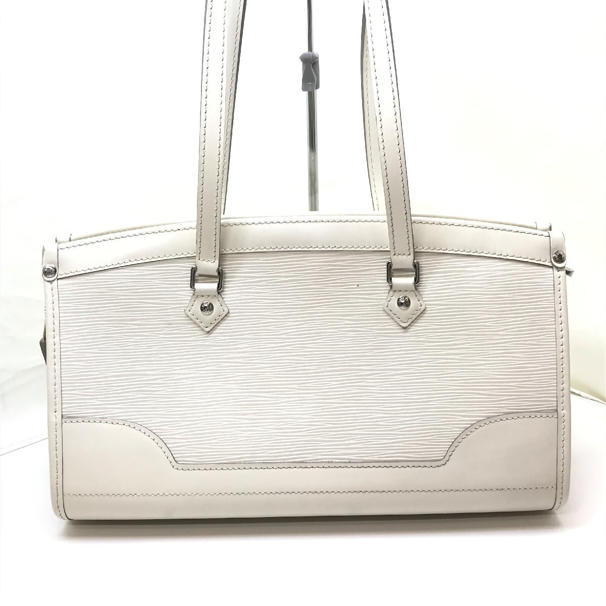 LOUIS VUITTON ルイヴィトン LV マドレーヌPM ハンドバッグ エピ 白
