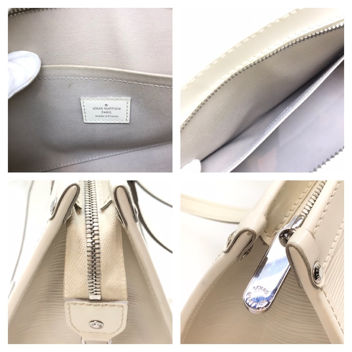 LOUIS VUITTON ルイヴィトン LV マドレーヌPM ハンドバッグ エピ 白