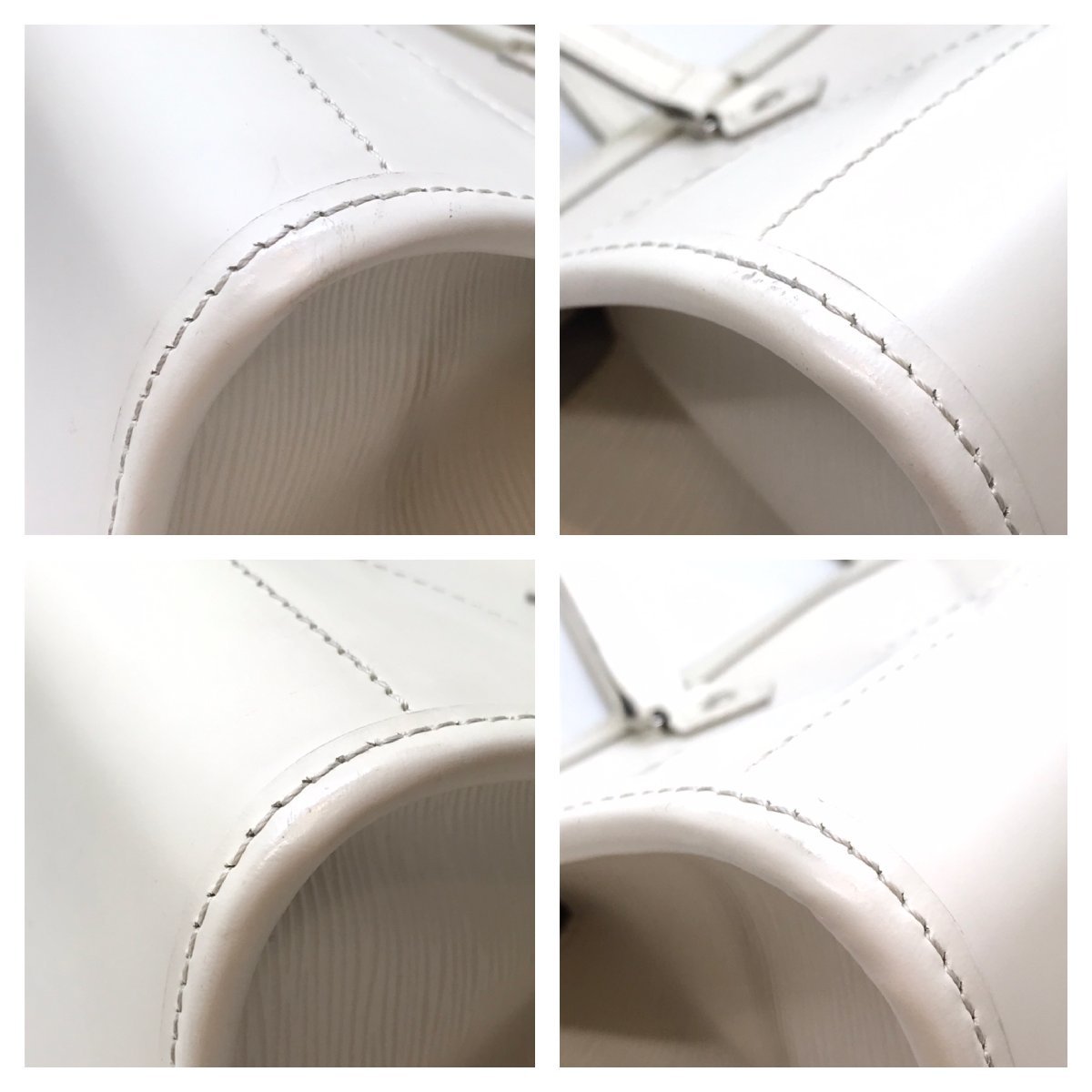 LOUIS VUITTON ルイヴィトン LV マドレーヌPM ハンドバッグ エピ 白