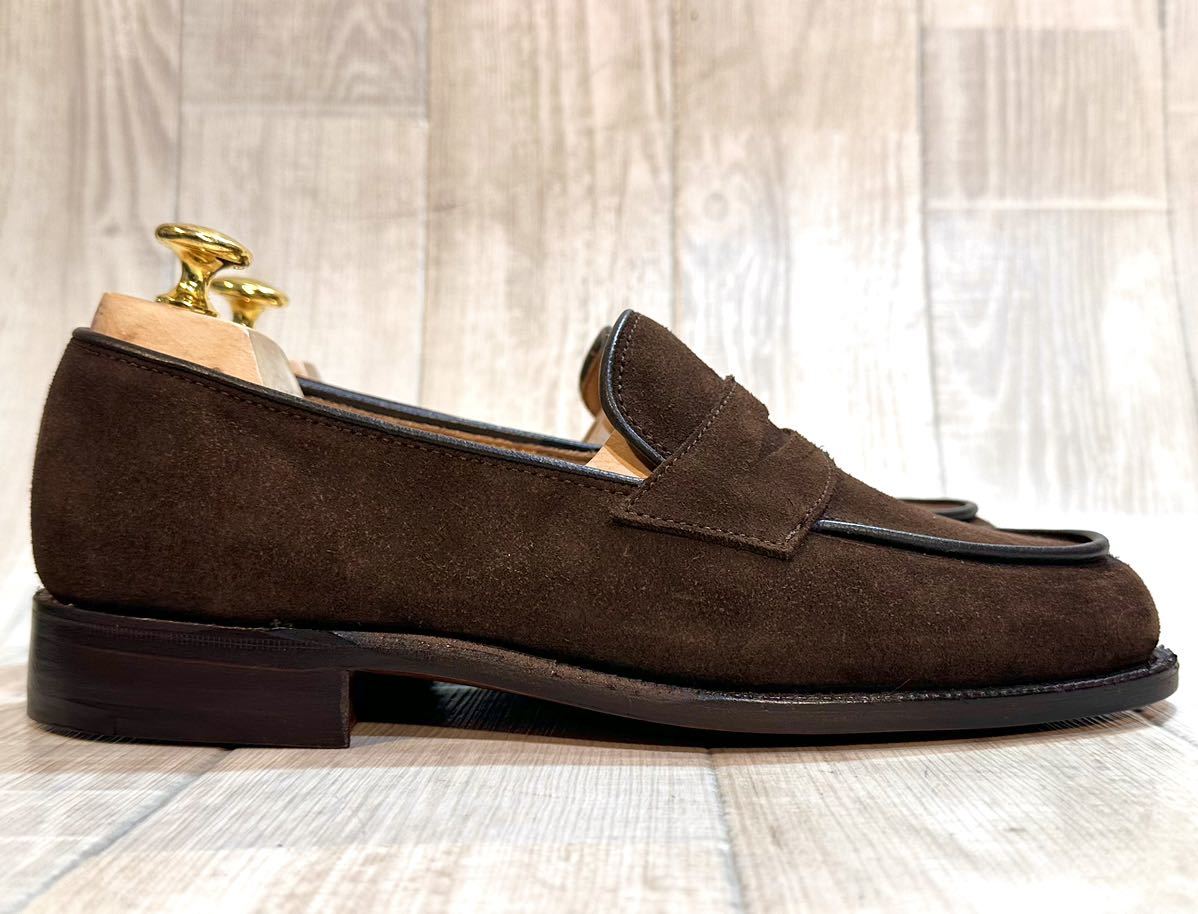 日本未発売】 【新品】Trickers 英国製 UK7.5 モカシンローファー