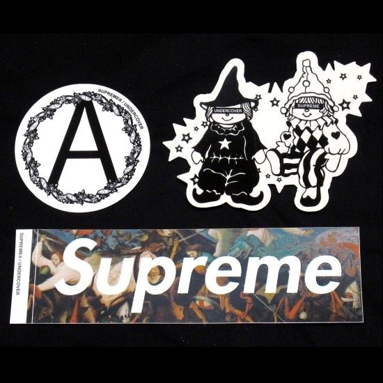 supreme 16aw アンダーカバー ステッカーセット Yahoo!オークション - 16AW Supreme x UNDERCOVER Sticker Set