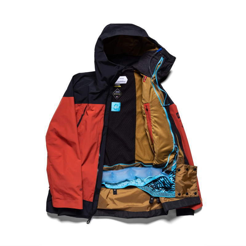 22-23 686 MENS GORE-TEX HYDRASTASH SYNC JKT BRICK RED CLRBLK Mサイズ メンズ スノーボード スキー ジャケット JACKET 日本正規品_画像8