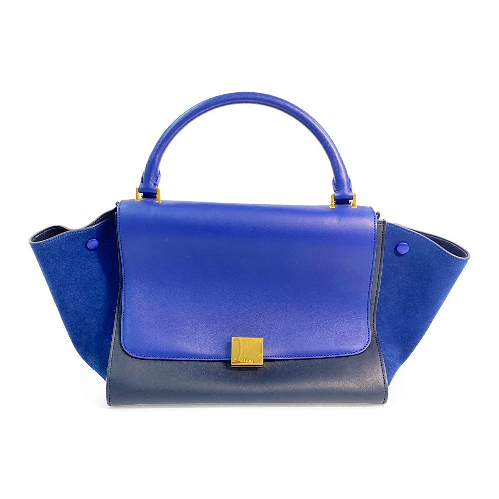 大人気人気 celine - セリーヌ トラペーズ バック ネイビーの通販 by