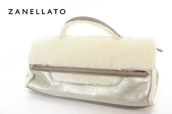 70%OFF 新品 ザネラート ZANELLATO バッグ EOT523 シルバー 白