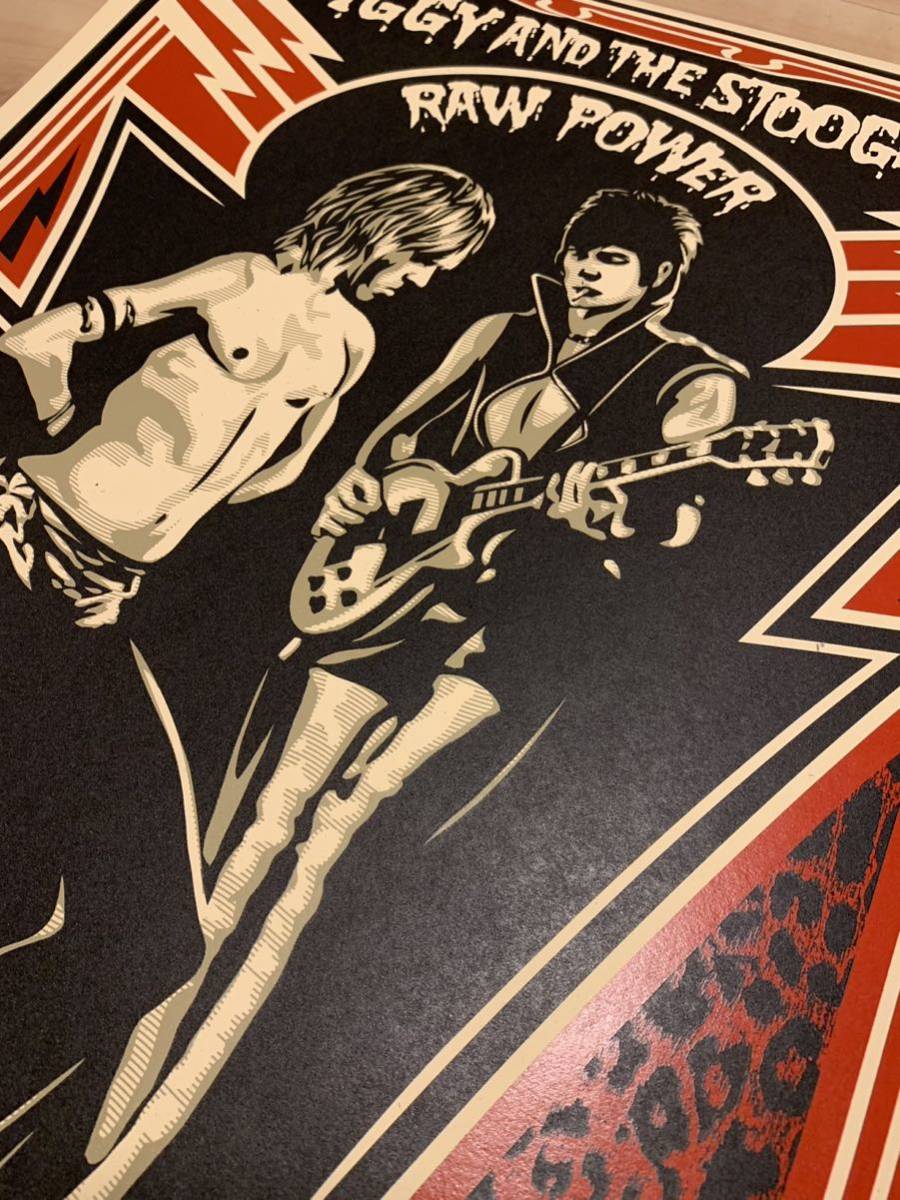 希少650部限定 OBEY オベイ シェパード フェアリー イギーポップ 希少650部限定 OBEY オベイ シェパード フェアリー イギーポップ