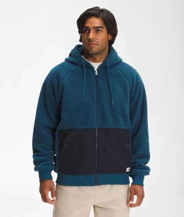 新品正規Sサイズ The North Face Men's Ridge Fleece Full Zip Hooded Jacket シェルパ ボアフリースジャケット_画像1