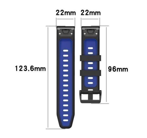 Garmin approach s62 s60 / Fenix 7 6 5 / forerunner 935 945 / instinct 2 / quatix5 instinct2 バンド シリコン ベルト交換 ウォッチ 2_画像2