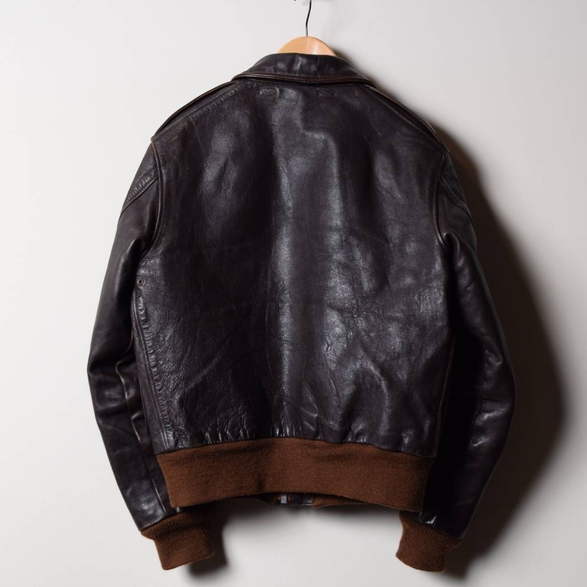 旧リアルマッコイズ ROUGH WEAR実名復刻 A-2 フライトジャケット size