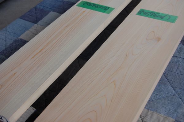 桧　ヒノキ（東農檜）2本で9700円大幅値下げ 角材 材木 新品 木材 8年乾燥 プレーナー木取済