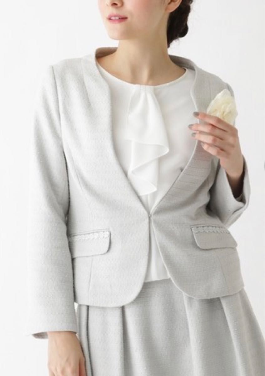 【couture brooch】【新品】【未使用】フォーマル スーツ 入学式 テーラードジャケット