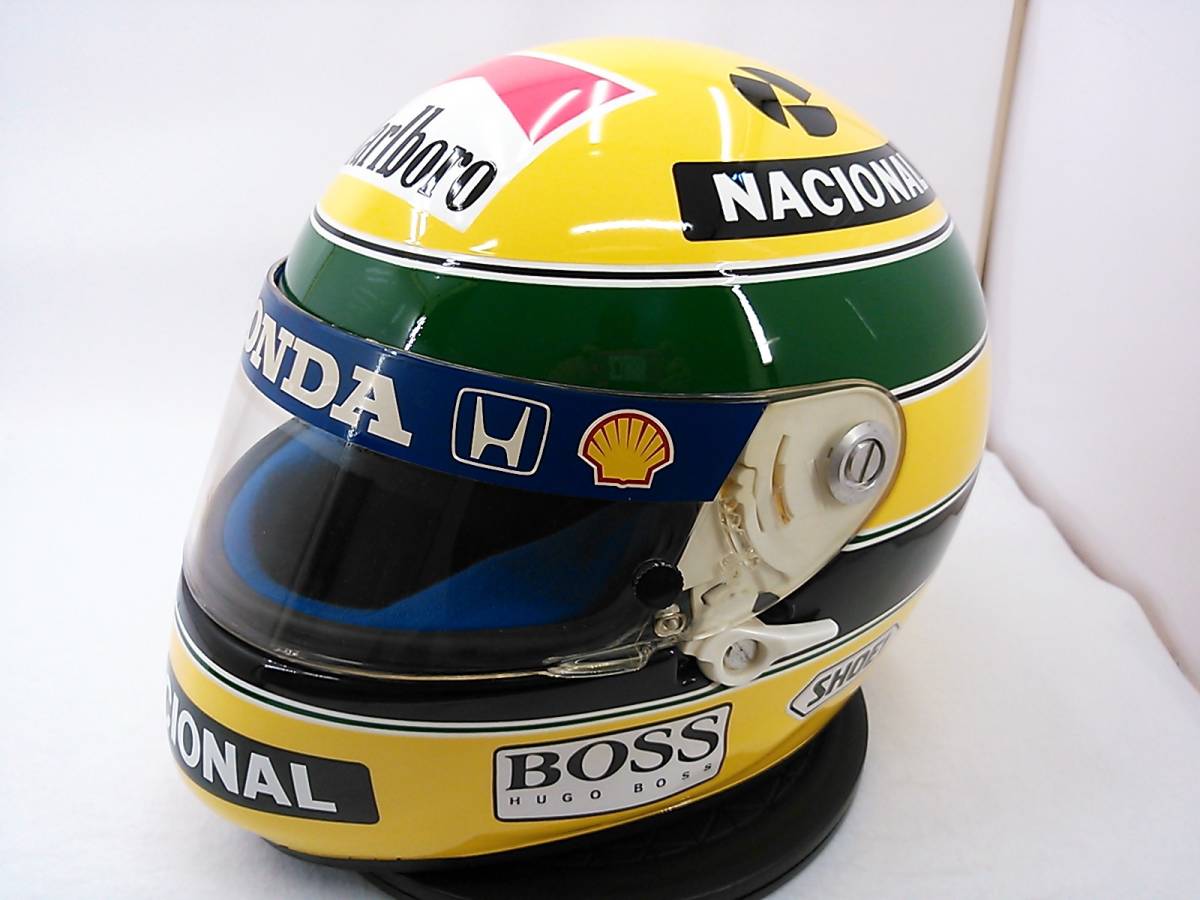 【送料無料】程度上 SHOEI ショウエイ X-FOUR.L アイルトン・セナ 1/1 Lサイズ 59-60cm Ayrton Senna フルフェイスヘルメット_画像1