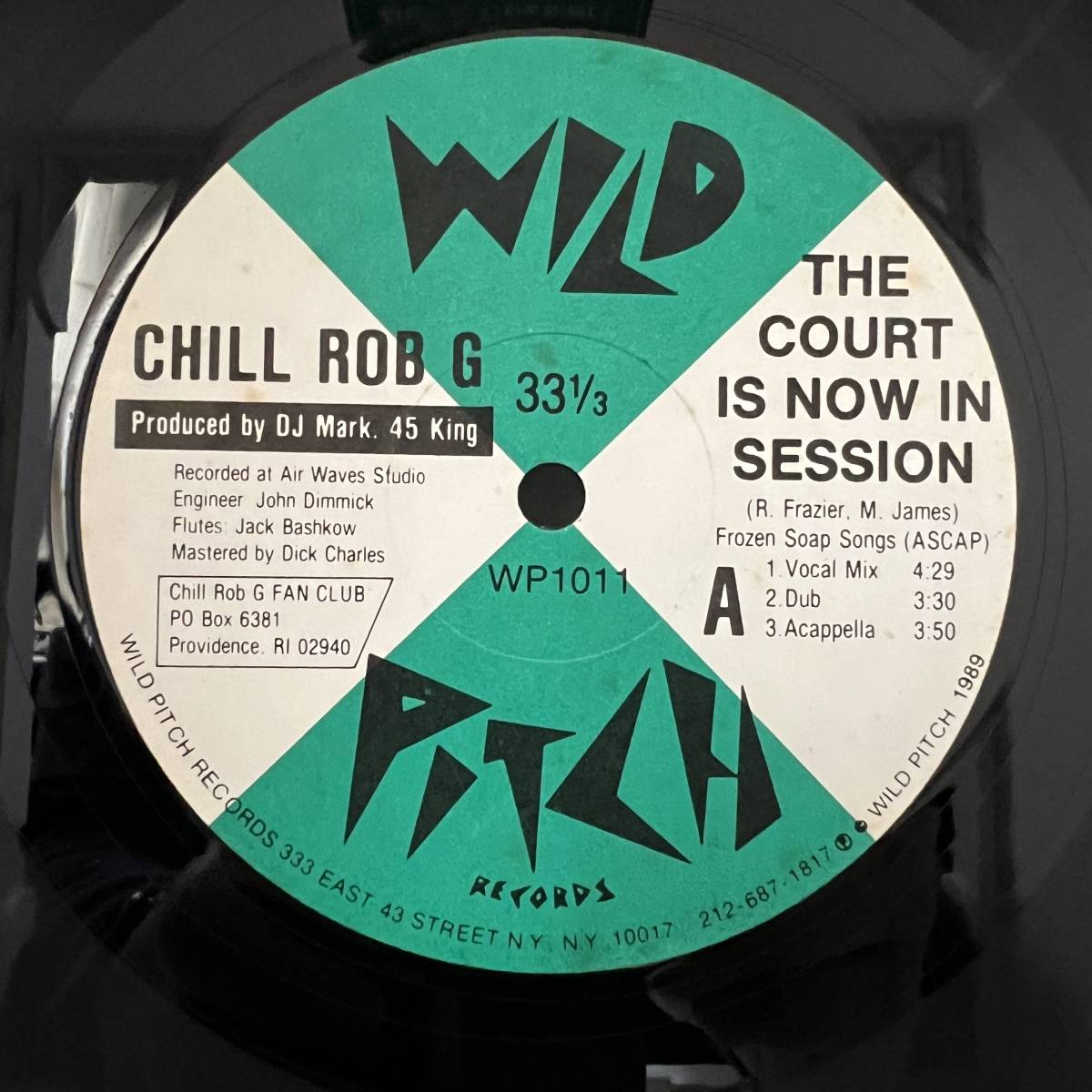 Hip Hop 12 - Chill Rob G - The Court Is Now In Session - Wild Pitch - VG+ - シュリンク付 - ⑦_画像2