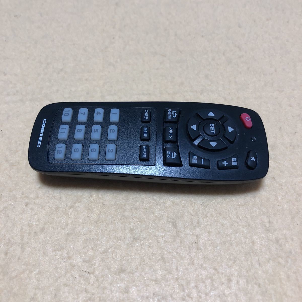  Comtec COMTEC terrestrial digital broadcasting tuner digital broadcasting remote control used *